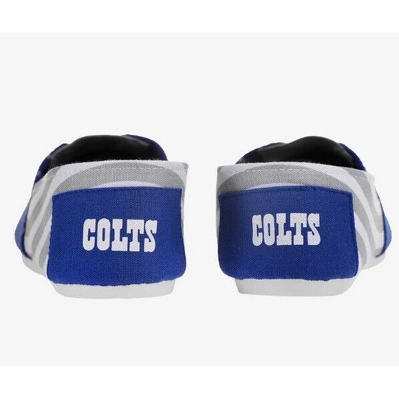 FOCO NFL Football Women's Indianapolis Colts‎ Canvas Slip On Shoe New with Tags - Picture 4 of 4